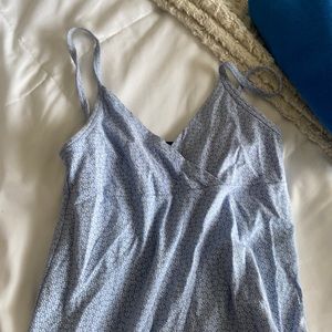 Mini blue flower dress